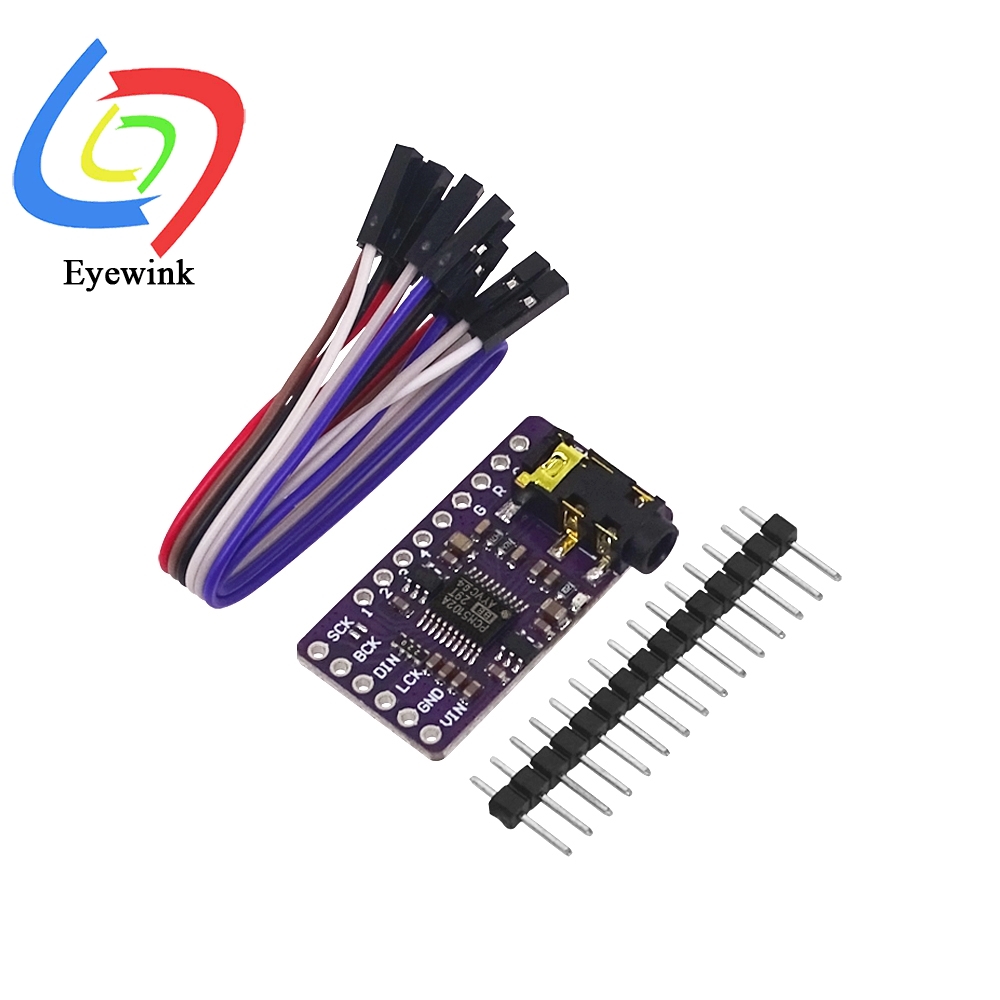 Ethernet Module W5500 - Interfejs I2S PCM5102A Moduł audio Dekoder