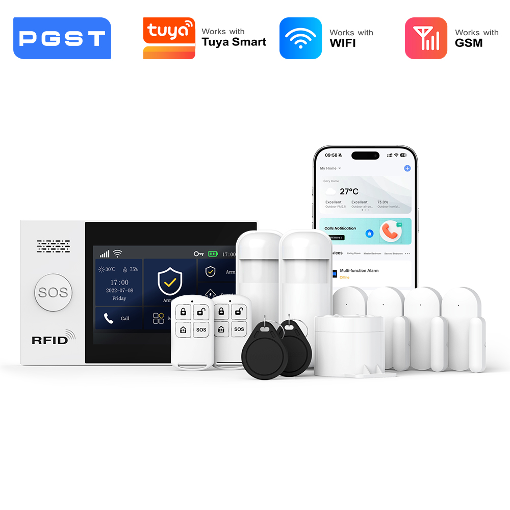 Smart Home Automation Diy - PGST inteligentny zestaw alarmu antywłamaniowego WiFi