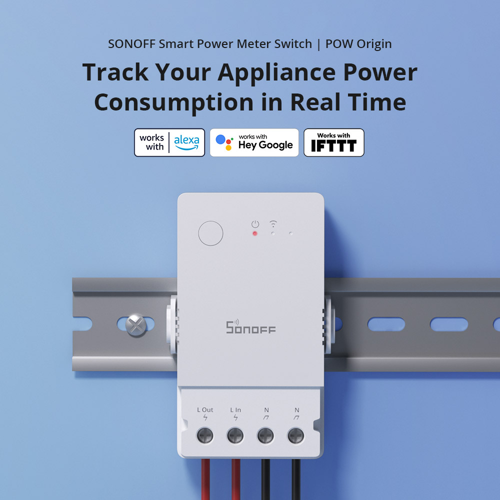Sonoff Basic Switch - 1-6 SZT. SONOFF POW Origin Powr316
