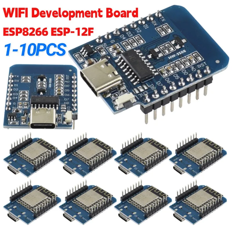 Esp8266 Nodemcu Board - 1-10 SZT. ESP8266 ESP-12F D1 Mini