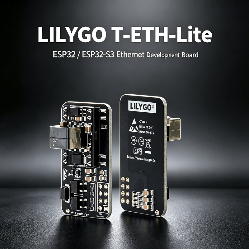 Ethernet Module W5500 - Płytka rozwojowa LILYGO T‑ETH‑Lite, ESP32/ESP32‑S3, Ethernet