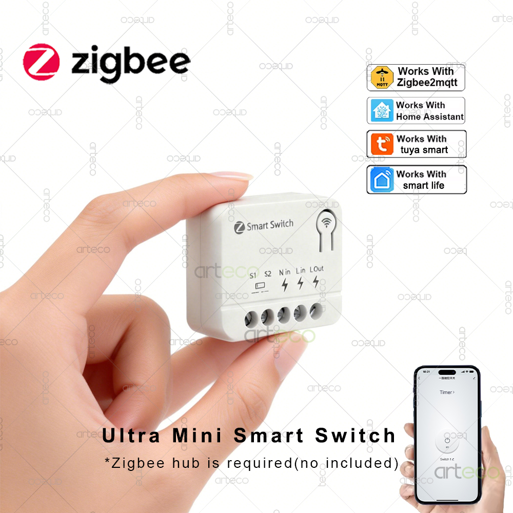 Smart Home Automation Diy - Moduł inteligentnego wyłącznika Zigbee Mini DIY,