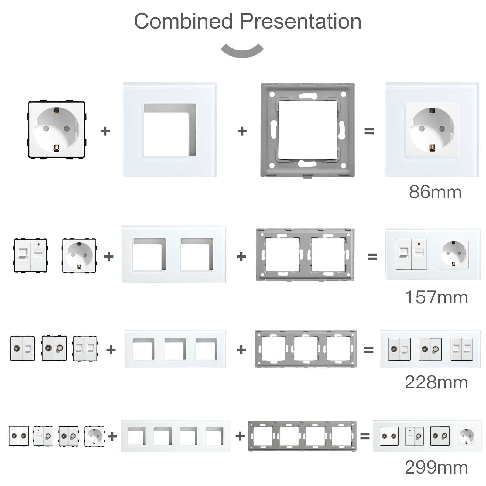 BSEED EU Standardowe ue gniazd – Home Automation Panel Diy recenzja i cena