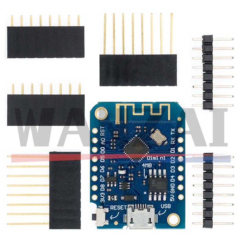 WeMos D1 Mini Pro V3.0.0 bajtó – Esp8266 Nodemcu Board recenzja i cena
