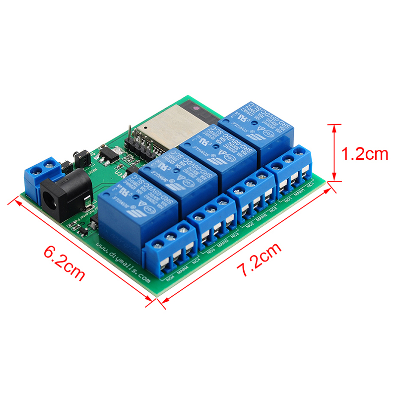 ESP32S 4-kanałowy moduł przeka – Iot Diy Home Automation recenzja i cena