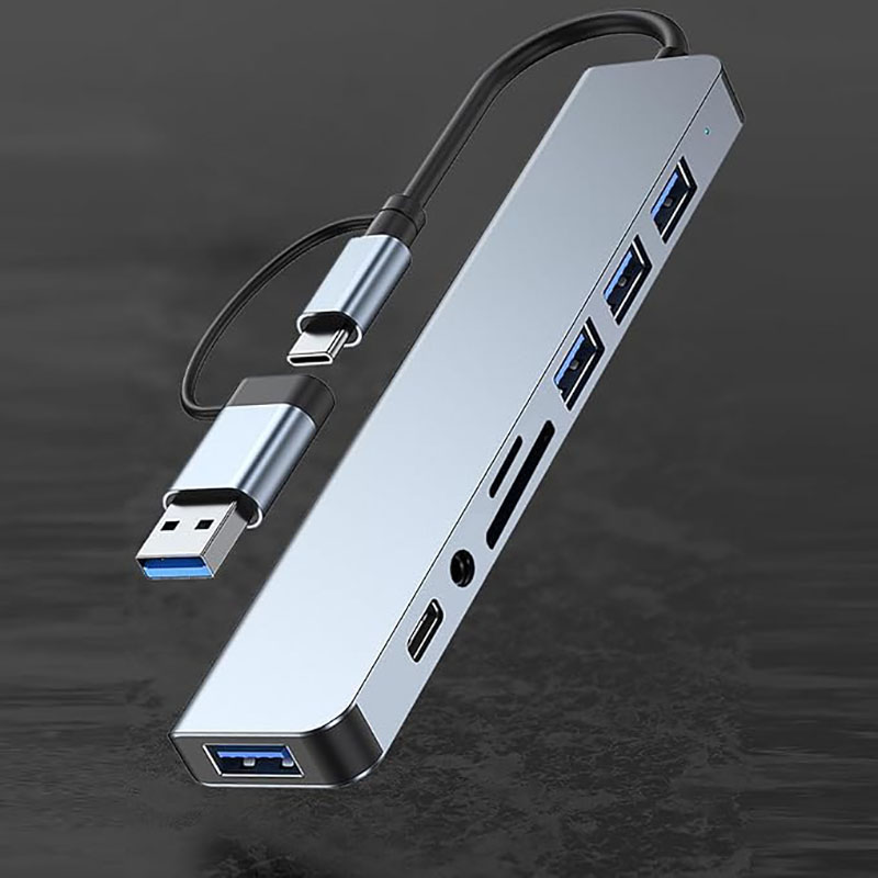Hub USB-C Rozdzielacz USB 8 w  – Home Assistant Sd recenzja i cena