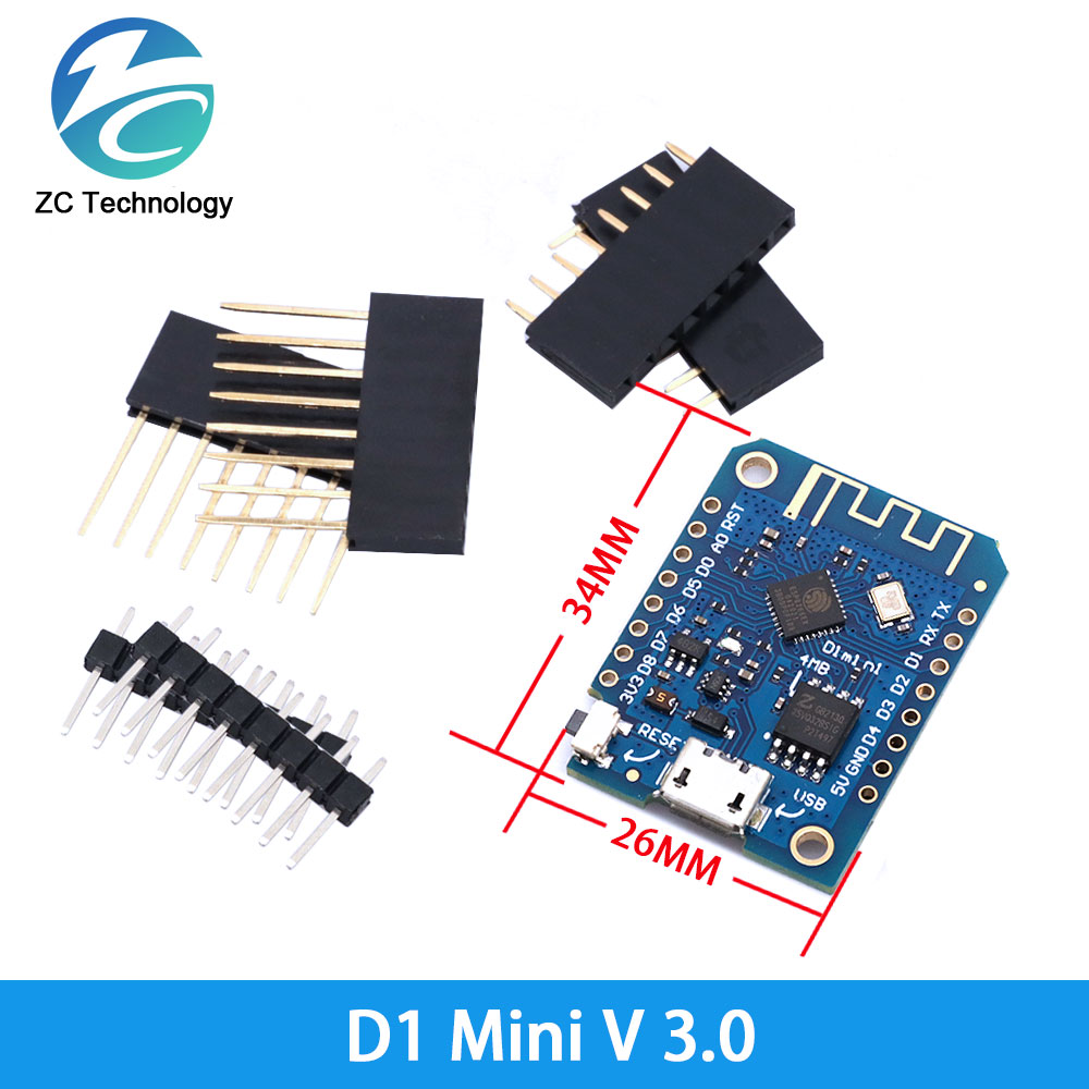 D1 Mini ESP8266 ESP-12F CH340G – Esp8266 Nodemcu Board recenzja i cena