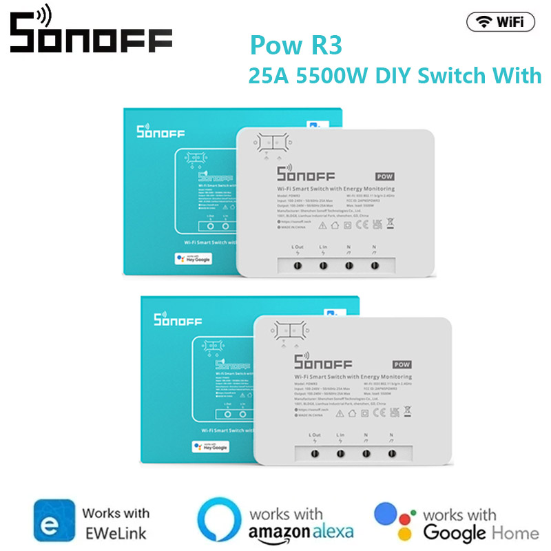 SONOFF POW POWR3/Powr316/POWR3 – Sonoff Basic Switch recenzja i cena