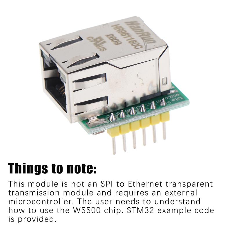 USR-ES1 W5500 Chip SPI do LAN  – Ethernet Module W5500 recenzja i cena