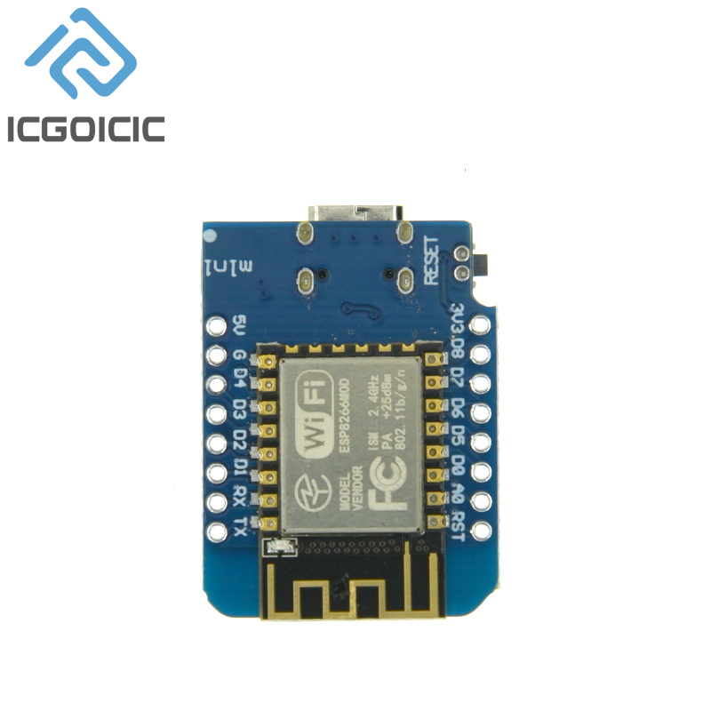 D1 Mini-Mini NodeMcu 4M bajtów – Esp8266 Nodemcu Board recenzja i cena