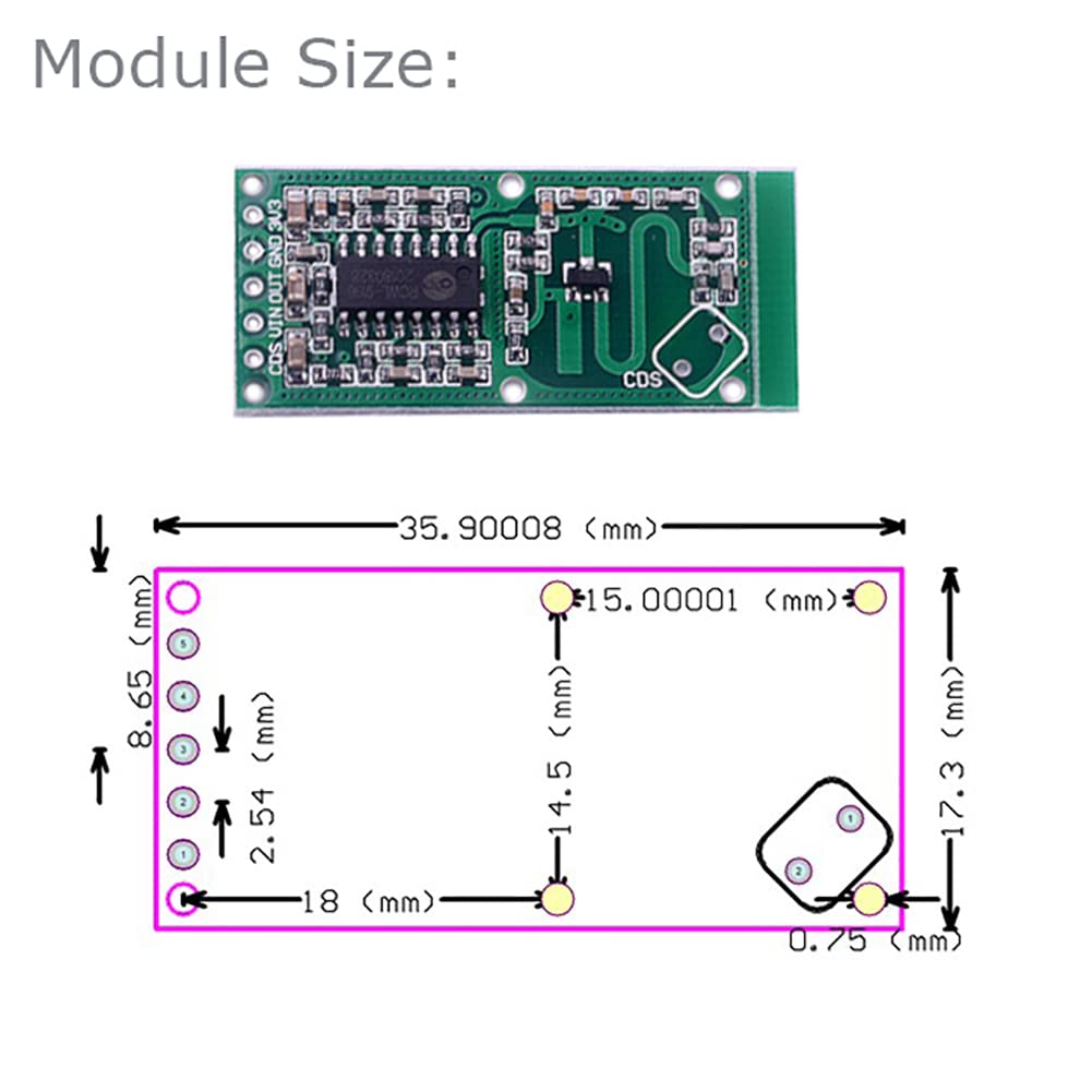 5 sztuk RCWL-0516 czujnik dete – Esp8266 Nodemcu Board recenzja i cena